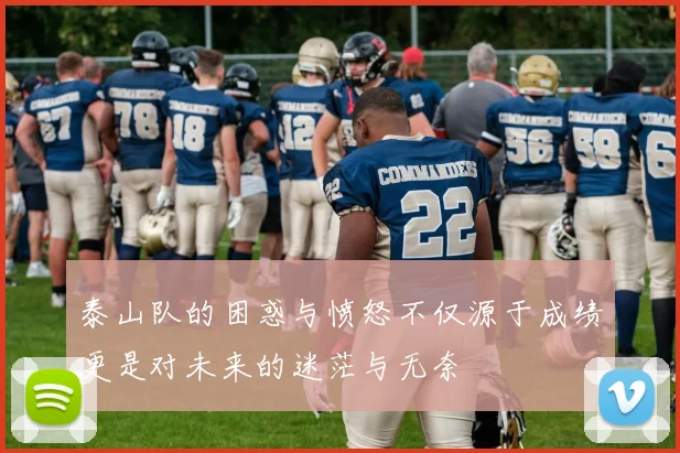 泰山队的困惑与愤怒不仅源于成绩更是对未来的迷茫与无奈